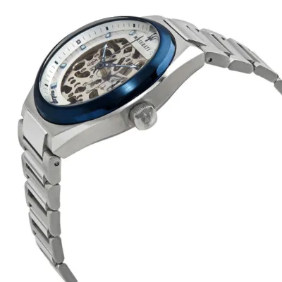 Maserati Triconic Automatic White Dial Men's Watch